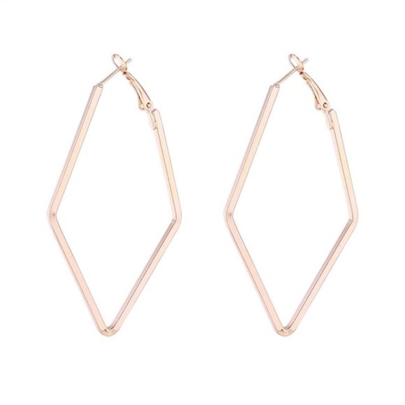 5 for $25 Rhombus Shape Statement Earrings - Picture 5 of 7